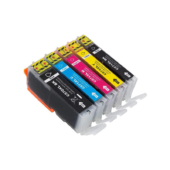 Pack compatible Canon PGI-570XLBK/CLI-571XLBK,C,Y,M